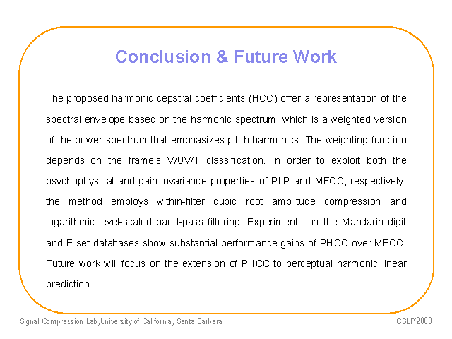 concluding work