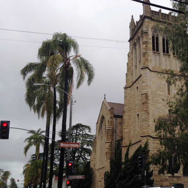 Trinity Episcopal Church in downtown Santa Barbara