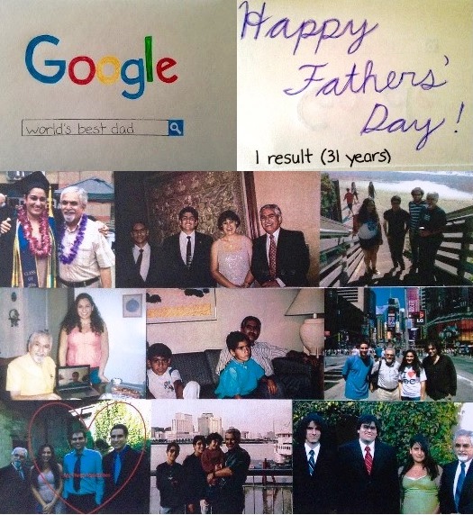One of two Fathers' Day cards I received from my three children