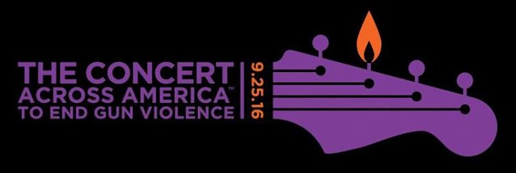 Logo for 'Concert Across America to End Gun Violence'