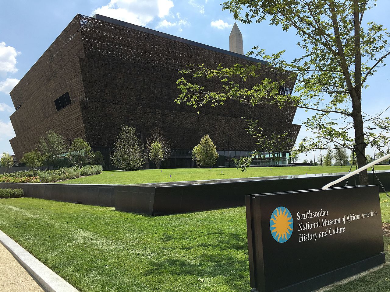 The newly completed National Museum of African-American Culture and History