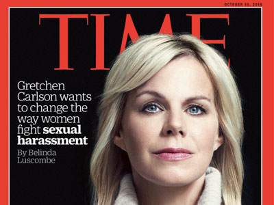 Gretchen Carlson on the cover of Time magazine
