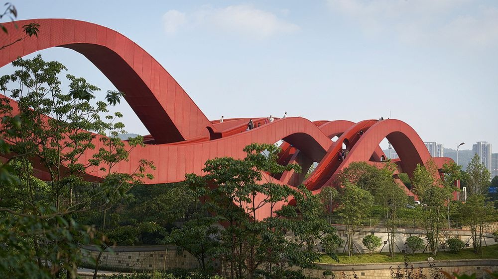 Photo of Lucky Knot Bridge in Changsha, China