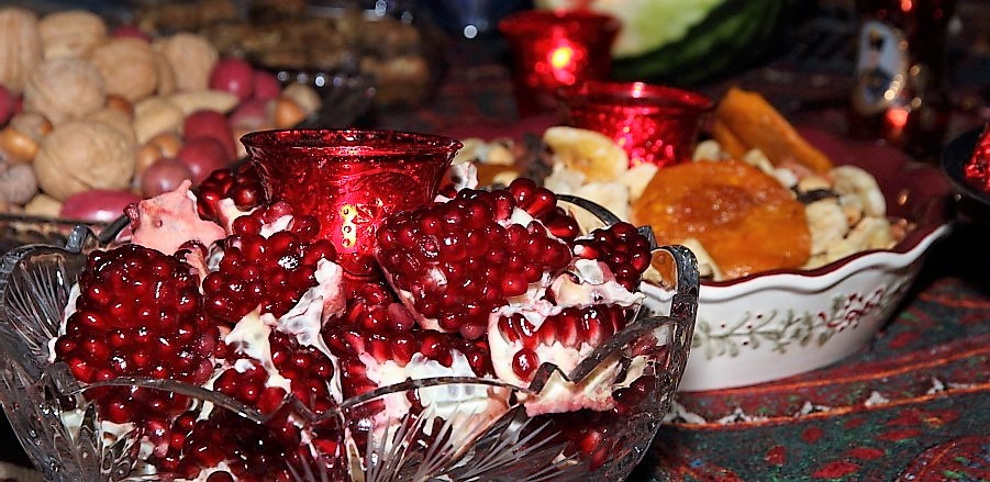 Traditional Yalda Night celebration treats