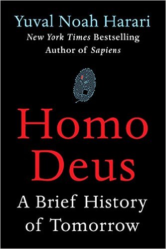 Cover image for the book 'Homo Deus'