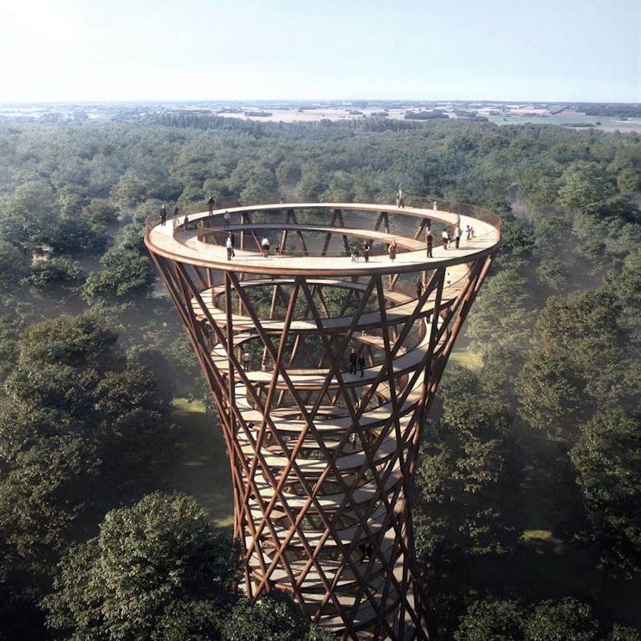 Photo of observation tower in Denmark