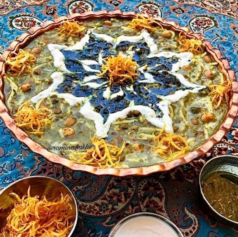 An Iranian dish that looks more like a piece of art