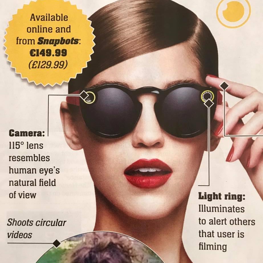 Super-cool Snapchat glasses are now being sold in Europe