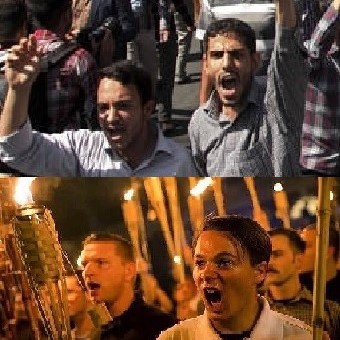 Faces of hatred and violence look the same everywhere