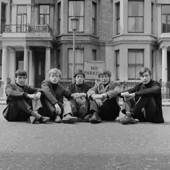 The first-ever photo of the Rolling Stones