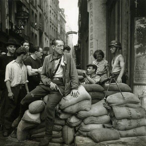 French Resistance fighters, Paris, 1944