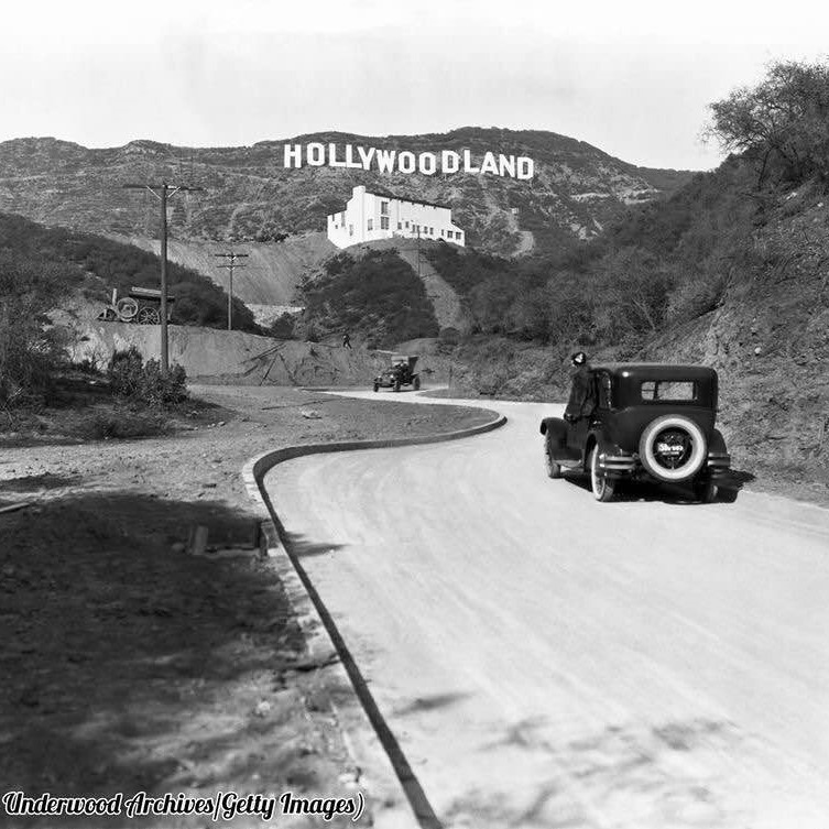The original 1924 Hollywoodland sign was advertising for a housing development