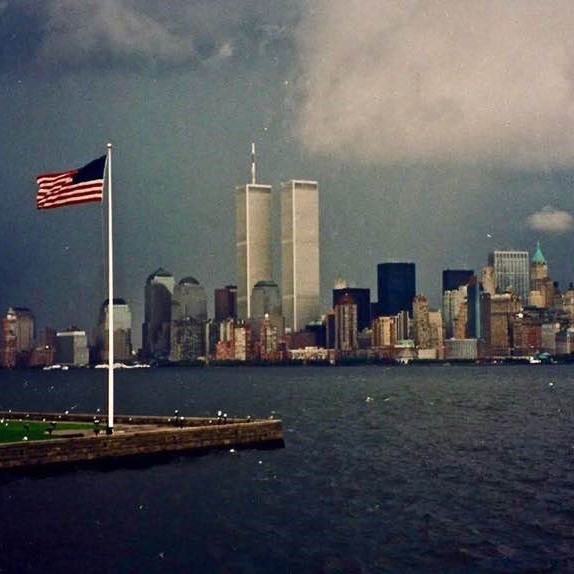 The final evening of NYC's Twin Towers, September 10, 2001
