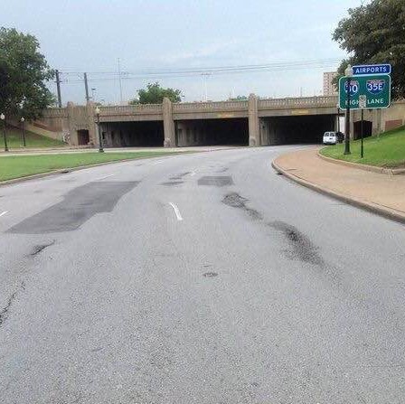 The exact spot where JFK was killed in Dallas