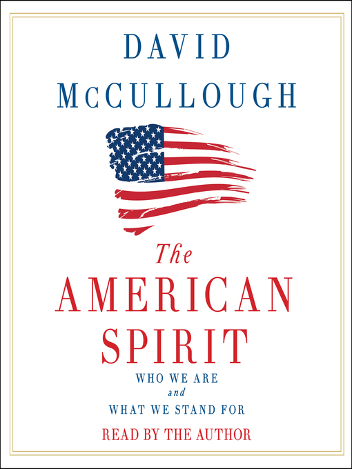 Cover image of David McCullough's 'The American Spirit'