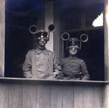 Soviet plane-spotters, circa 1917