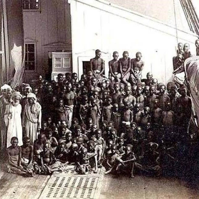 One of the rare photographs of a slave ship. This was done by Marc Ferrez in 1882