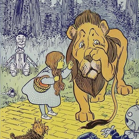Illustration from the first edition of 'The Wizard of Oz,' 1900