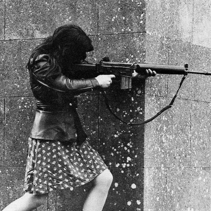 Female IRA volunteer, Northern Ireland, 1970
