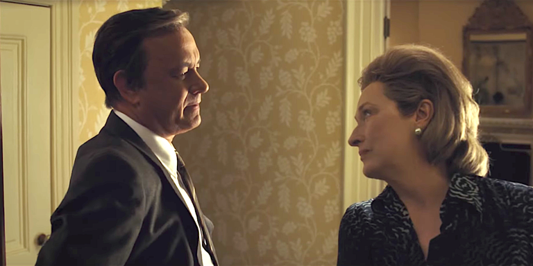 Photo of Tom Hanks and Meryl Streep in the movie 'The Post'