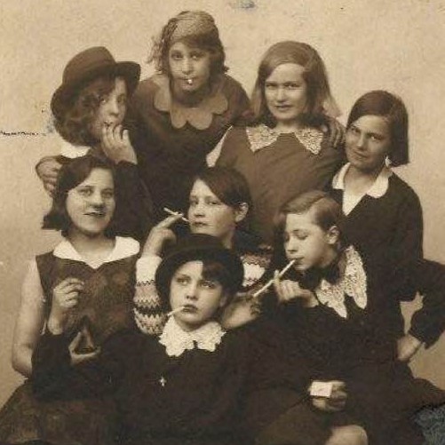 Gang of girls, Estonia, 1930s