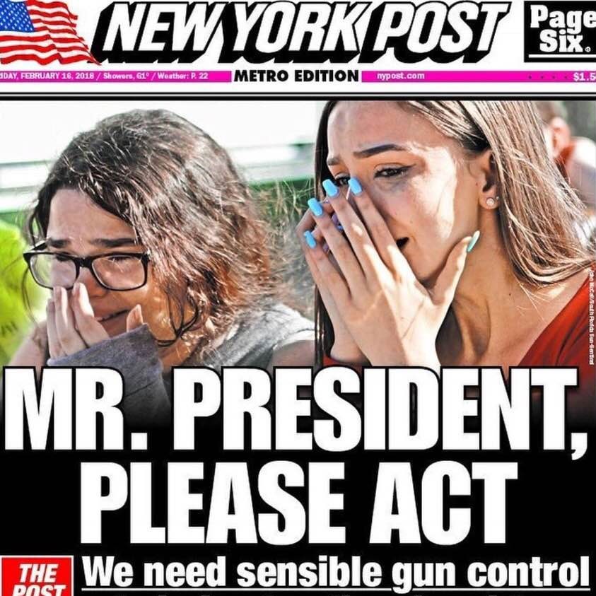 'New York Post' front page