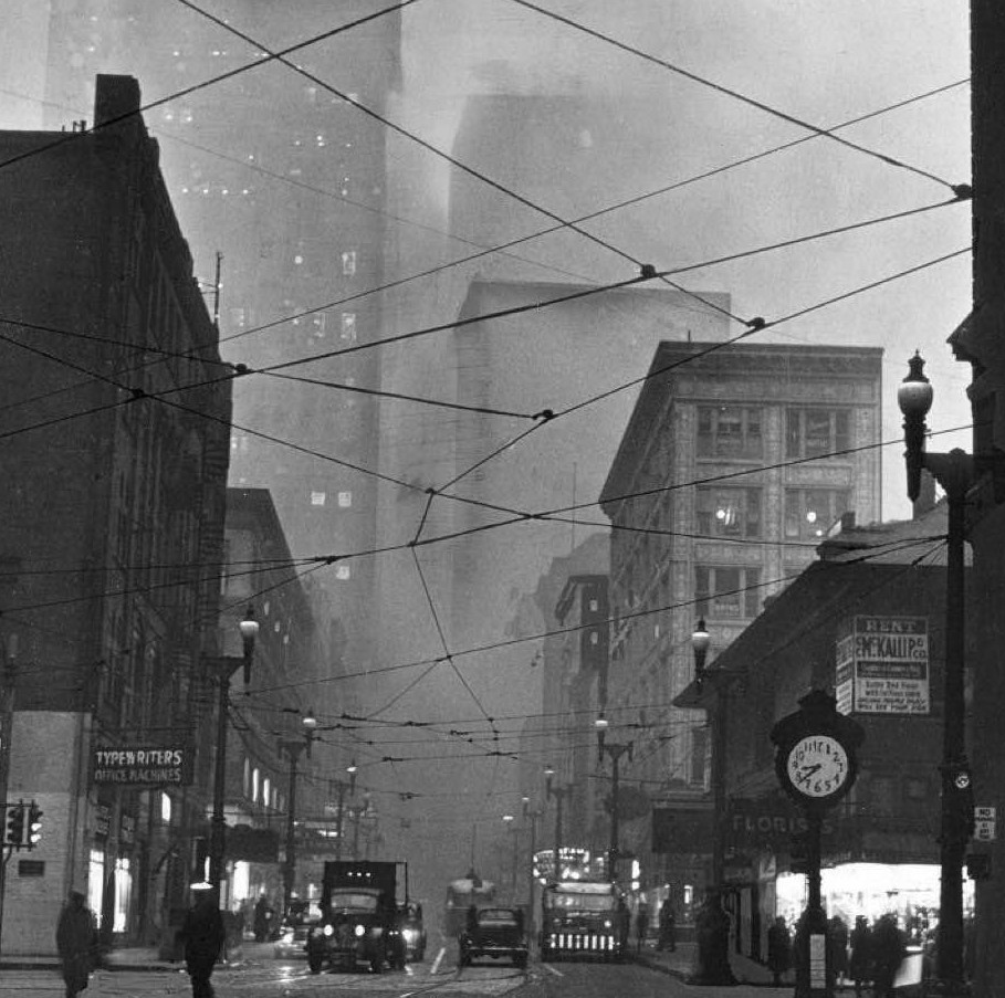 Pollution in Pittsburgh, 1940