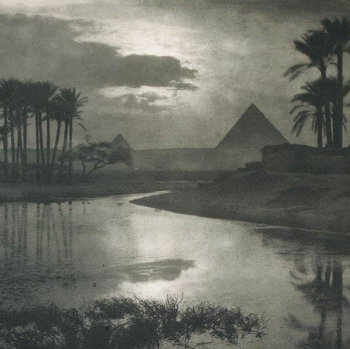 Ernest R. Ashton, Evening near the Pyramids, circa 1897