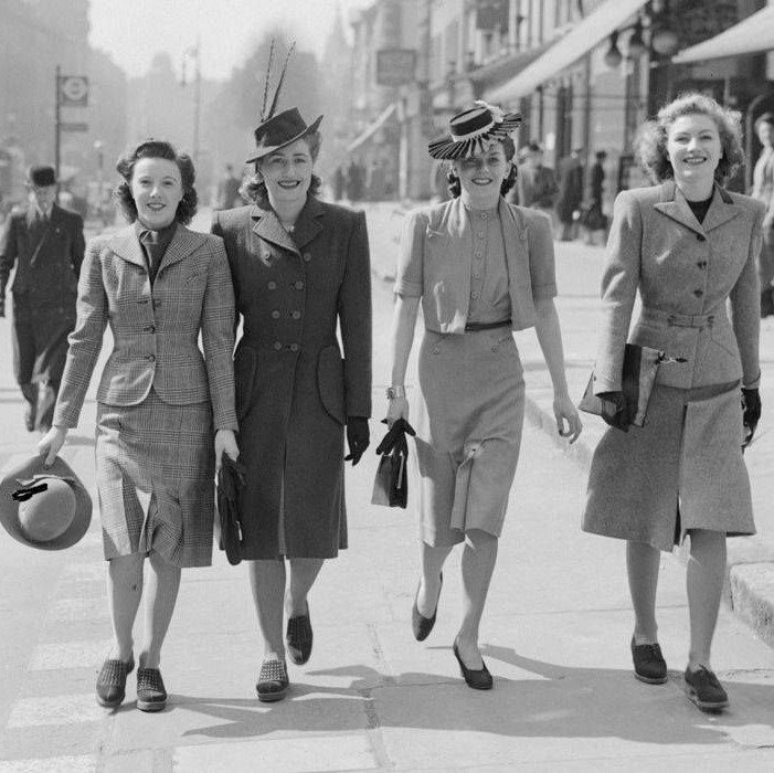 Street styles, 1940s