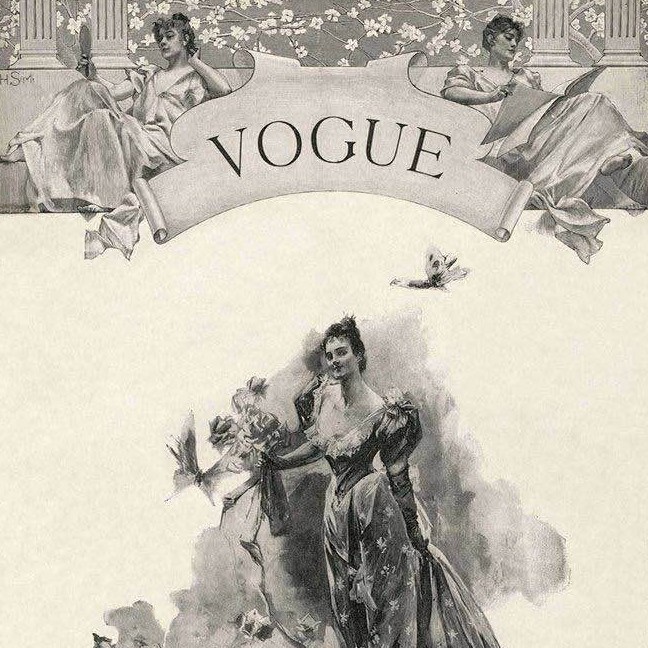 The first ever issue of Vogue magazine, 1892