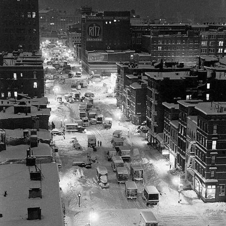 New York snow storm, 1947