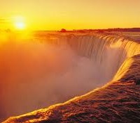 Sunset at Niagara Falls