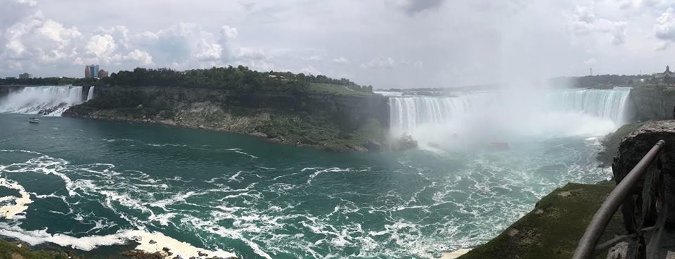 Panoramic view of the Niagara Falls