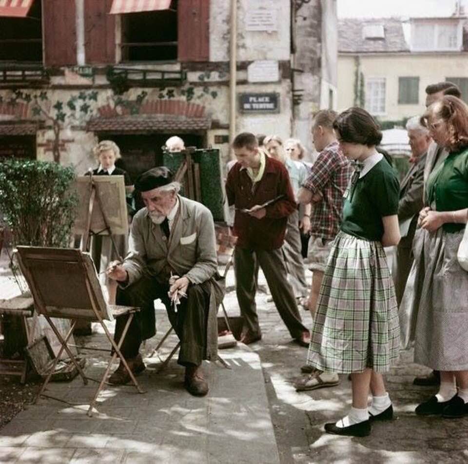 Montmartre, Paris, 1952