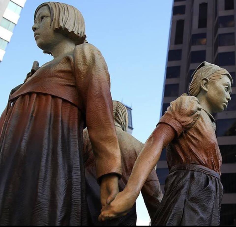 Statue of World War II sex slaves for Japanese soldiers installed in San Francisco