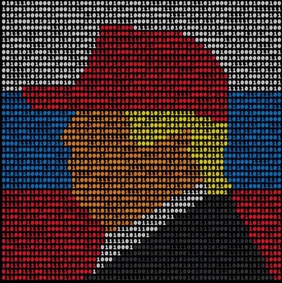 Digital design depicting Donald Trump