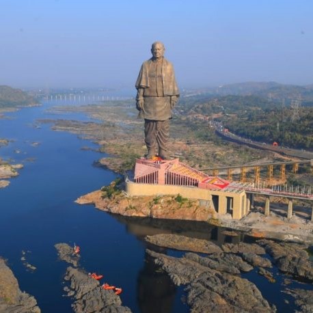 India unveils the world's tallest statue: Known as the Statue of Unity, the 182-meter behemoth depicts the Indian national hero Vallabhbhai Patel