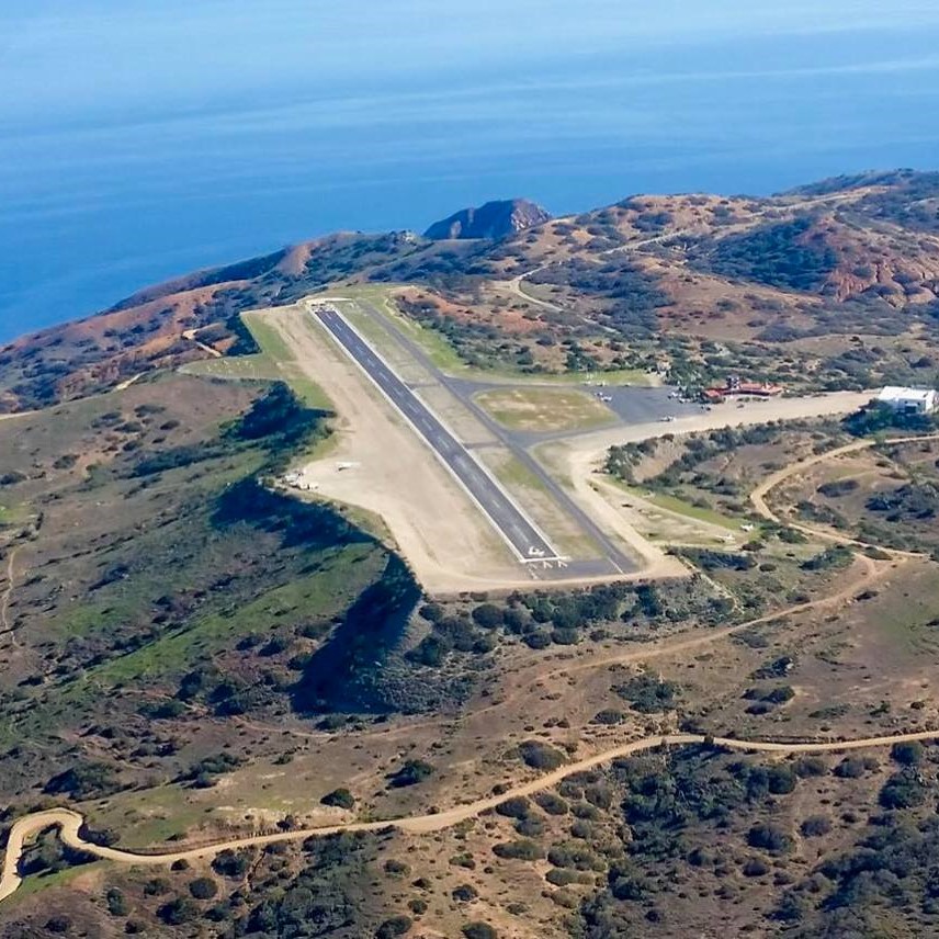 Catalina Island's 80-year-old airport runway, which is in poor shape, will be revamped by the US Marine Corps