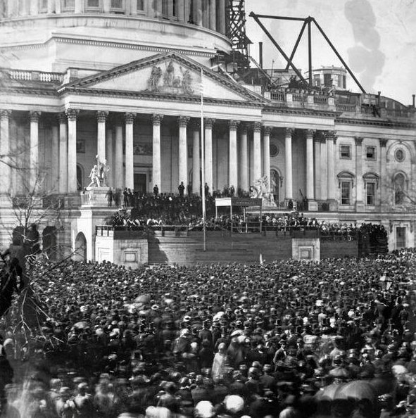 Abraham Lincoln's inauguration, 1861