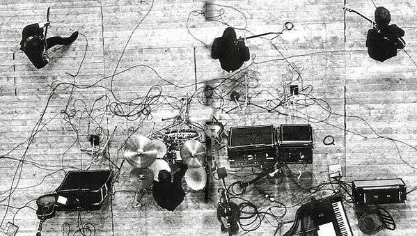 The Beatles, on stage in Paris, 1965