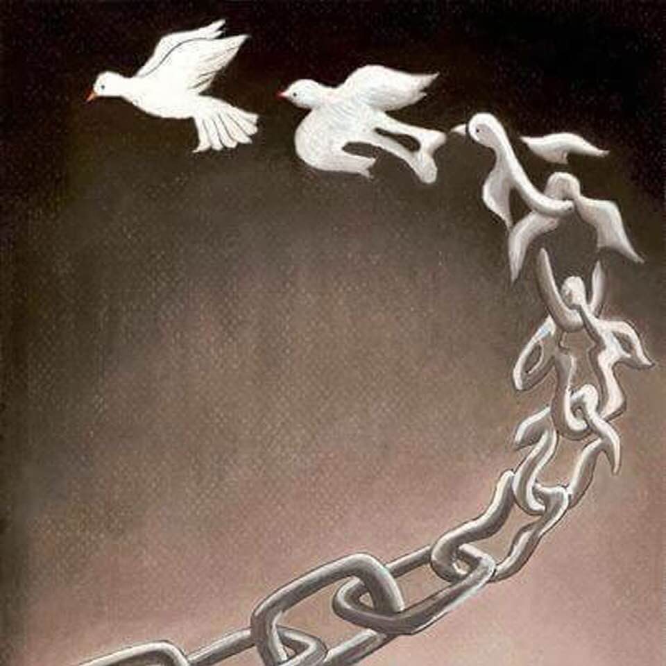 Breaking the chains, on the way to freedom