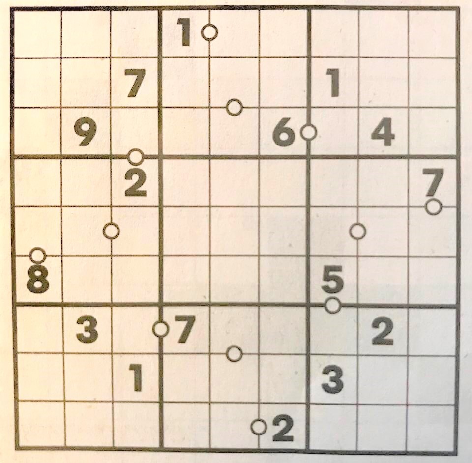A twist on Sudoku, Variant 2
