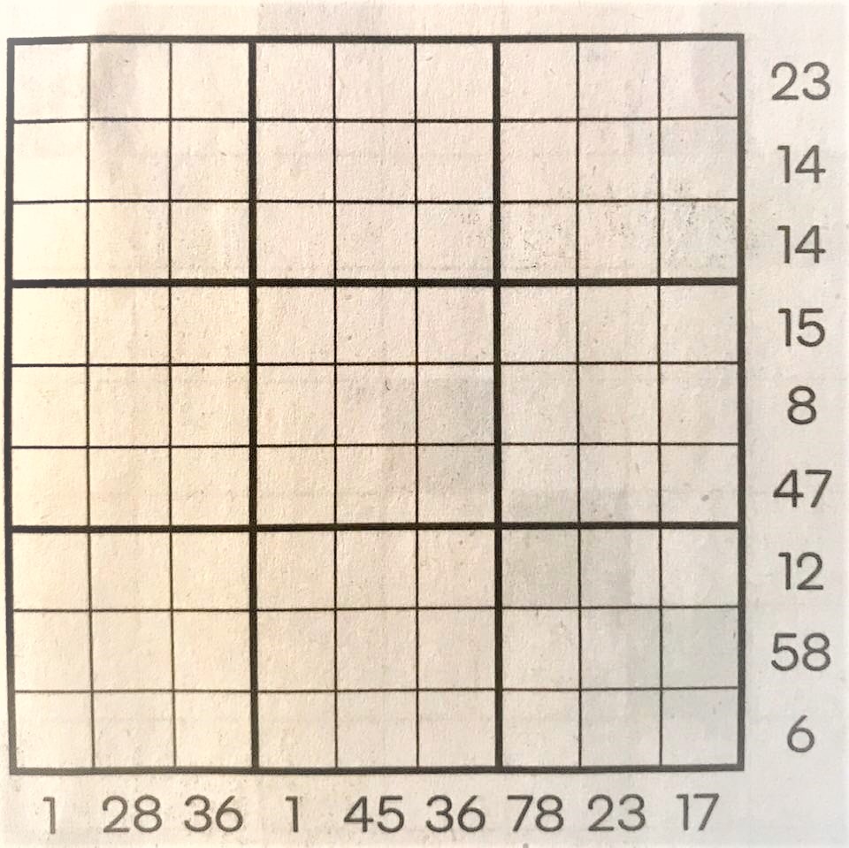 A twist on Sudoku, Variant 3