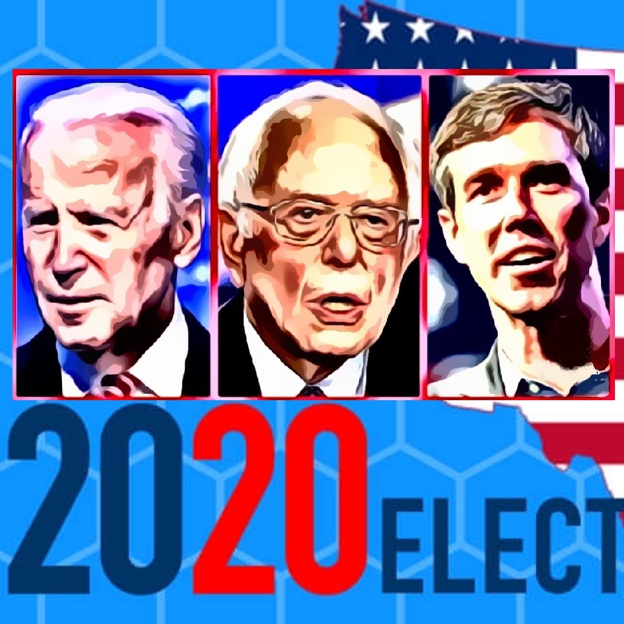 Some Democrats are troubled that the three front-runners for 2020 presidential election are all white males (Biden, Sanders, O'Rourke)