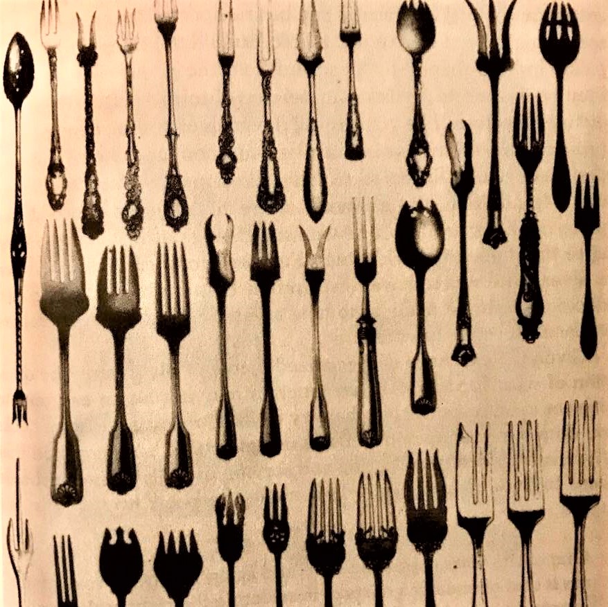 Images for Petroski's 'The Evolution of Useful Things': Collection of forks (p. 135)