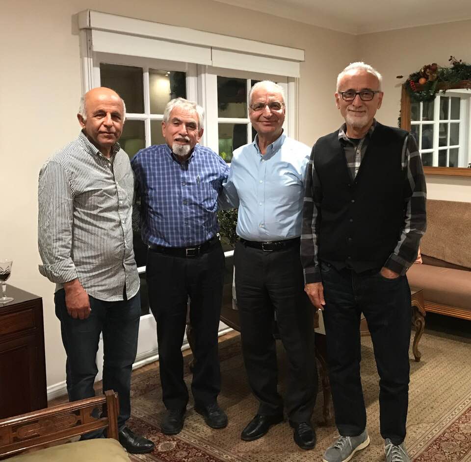 Mini-reunion of class-of-1968 EE/ME graduates of Tehran University's Faculty of Engineering