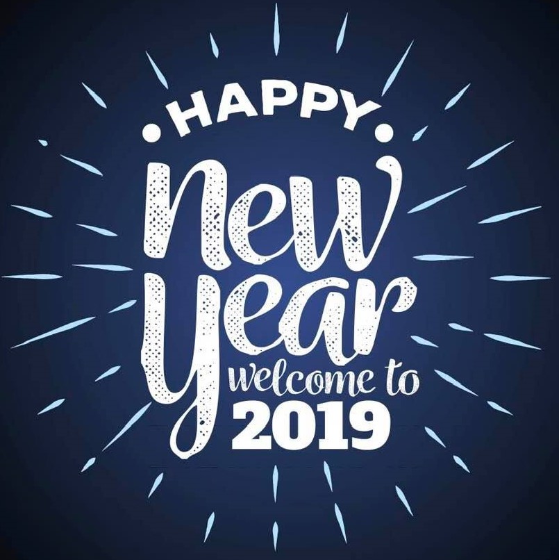 Welcome to 2019! Best wishes for a peaceful and prosperous 2019