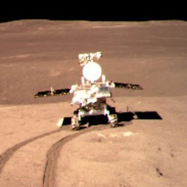 China's Lunar Rover exploring the far side of the moon