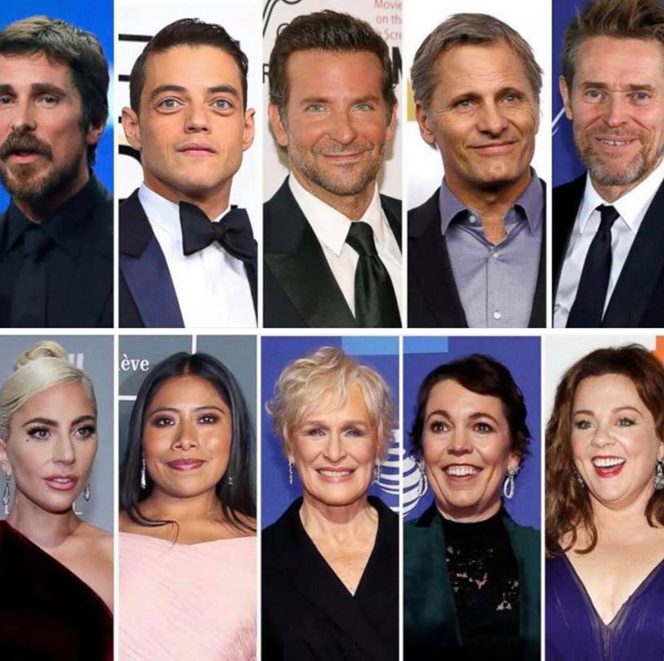 This year's Oscar-nominated lead actors and actresses