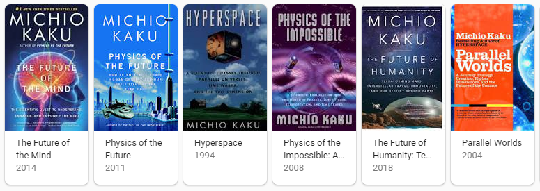 Physicist Michio Kaku's books, batch 2